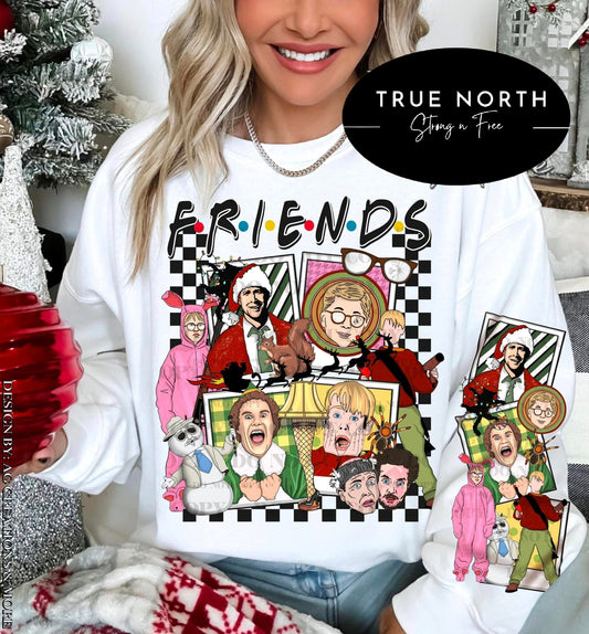 Sweatshirt Hoodies & T-Shirts  Christmas Friends Family  Jumbo Sleeve Offered .