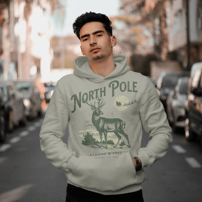 Sweatshirt T-Shirt Hoodie Christmas North Pole .