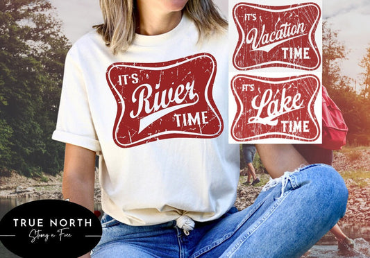 T-Shirt - Sweatshirt - Hoodie  River - Vacation - Lake .