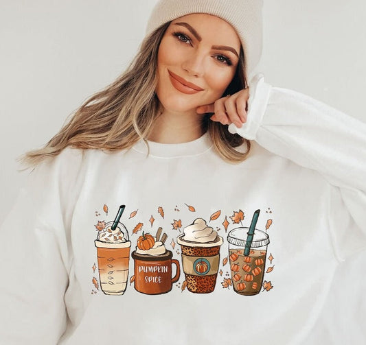 T-Shirt or Sweatshirt Fall Theme Pumpkin Spice Everything Halloween .