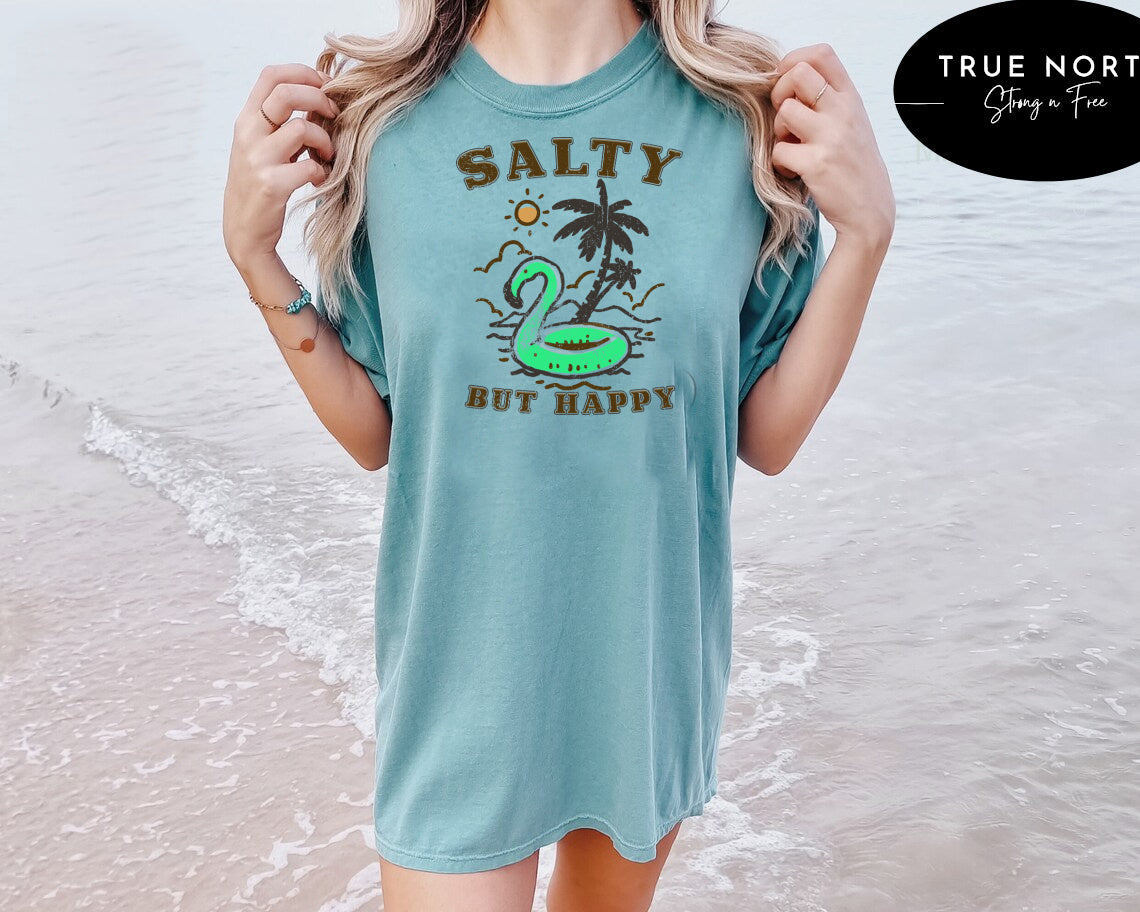 T-Shirt or Sweatshirt Summer Salty   - 4 Colors of the Designs