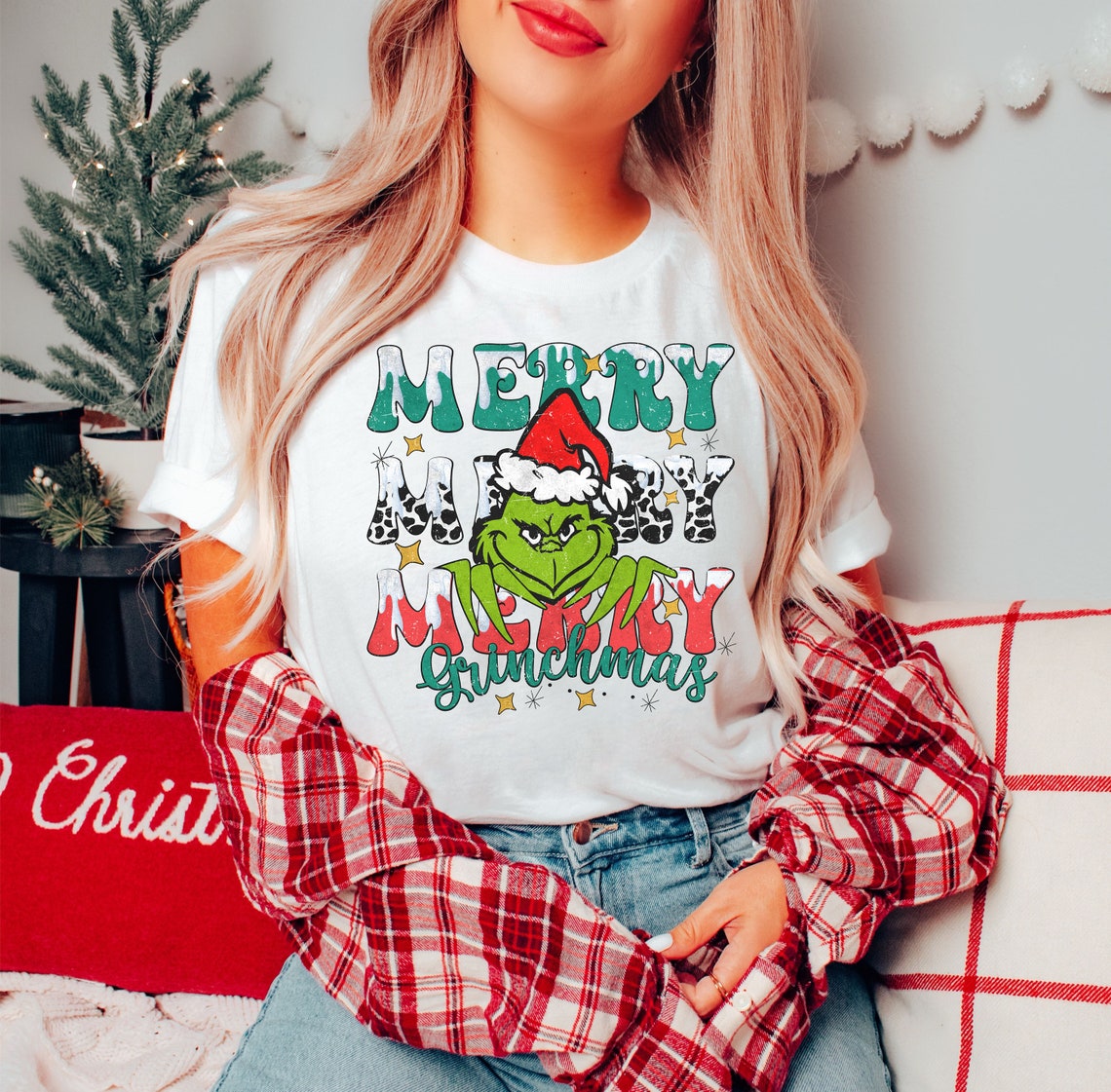 T-Shirt Or Sweatshirt Christmas Grinch Parody .