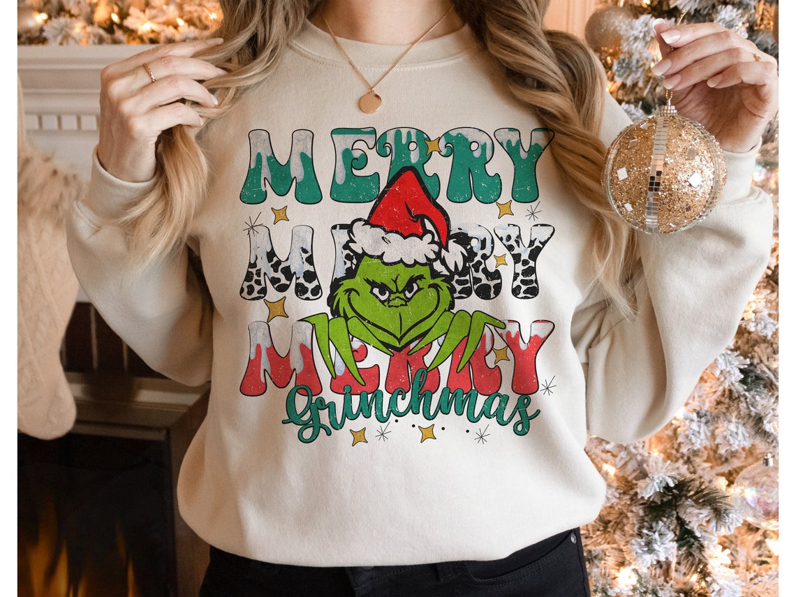 T-Shirt Or Sweatshirt Christmas Grinch Parody .