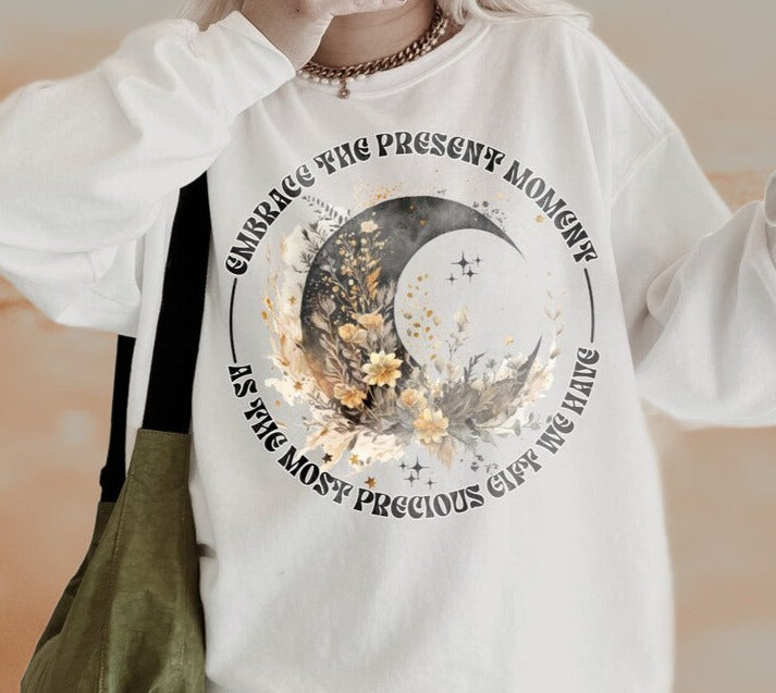 Summer Floral Embrace T-ShirtSweatshirt for Your Chic and Comfy Look .