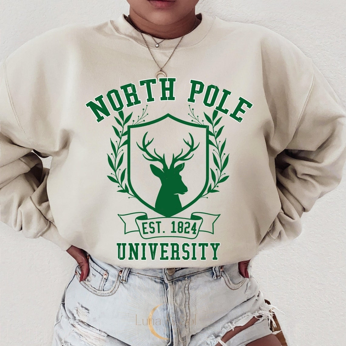 T-Shirt Or Sweatshirt  Christmas The North Pole .