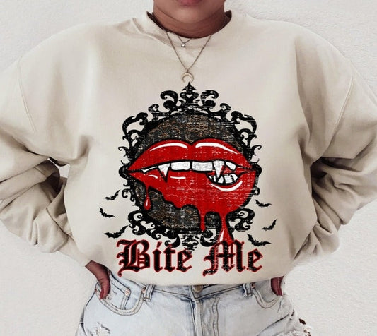 T-Shirt Or Sweatshirt Bite Me Rocky H  Parody Hoodie .