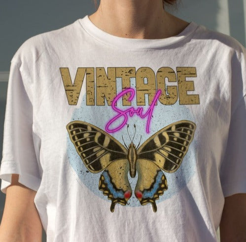 Vintage Boho Soul T-Shirt or Sweatshirt - Perfect for the Hippie Chic Look .