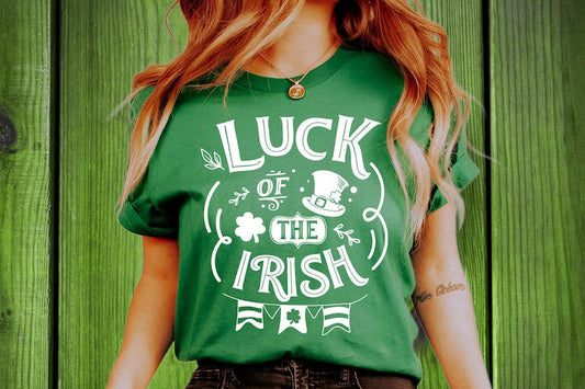 St Patricks Day T-Shirt - Luck of the Irish Sweatshirt .