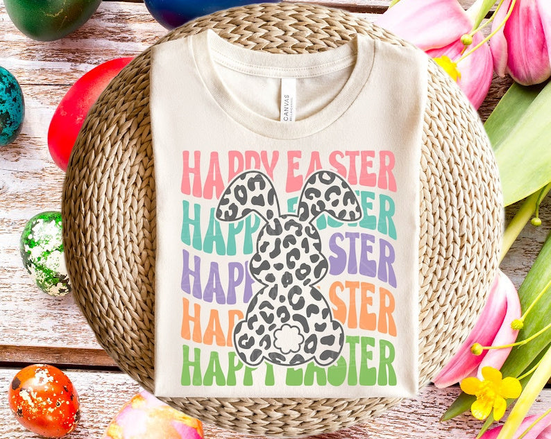 The simplified product title is Easter Bunny T-Shirt or Sweatshirt.