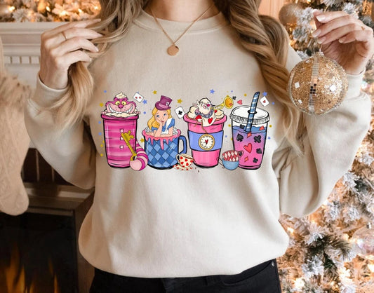 T-Shirt or Sweatshirt  Alice in Wonder Land