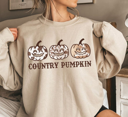 Sweatshirt T-Shirt Fall Theme Pumpkins  Halloween .