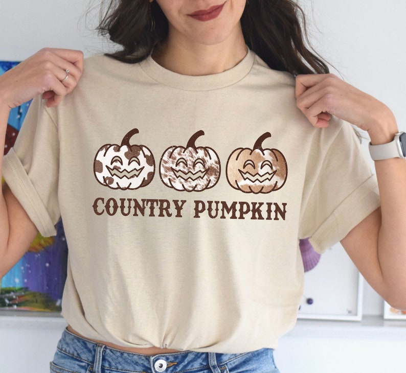 Sweatshirt T-Shirt Fall Theme Pumpkins  Halloween .