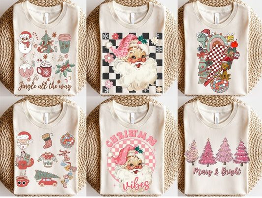 T-Shirt Or Sweatshirt  Christmas Style Designs Vintage