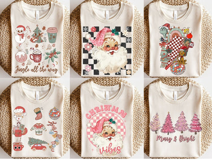 T-Shirt Or Sweatshirt  Christmas Style Designs Vintage .