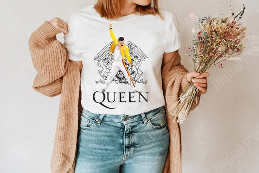 T-Shirt or Sweatshirt Vintage Queen Rock Me .