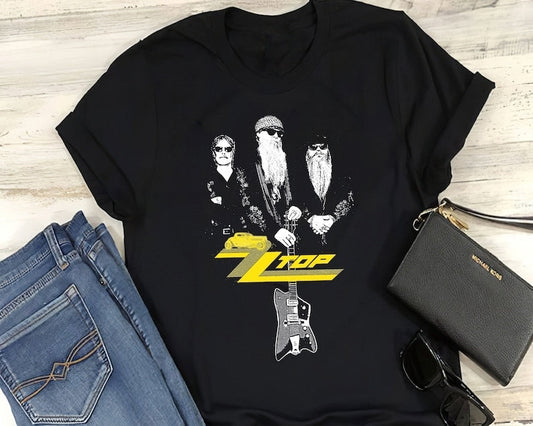 Vintage ZZ Top T-ShirtSweatshirt - Retro Music Merchandise .
