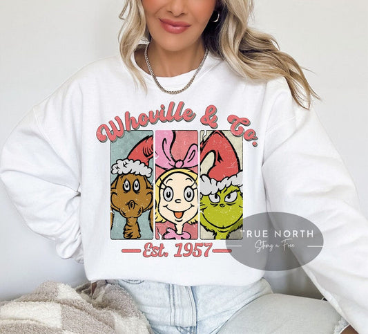 Sweatshirt or T-Shirt  Christmas Grinchy Team .
