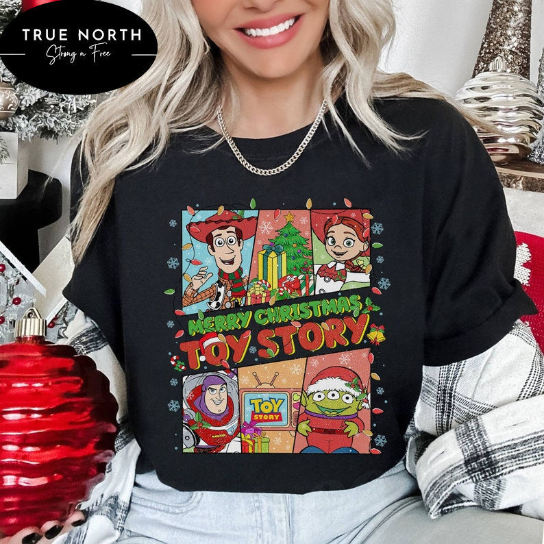 Sweatshirt T-Shirt  Christmas Toy &  Friends .