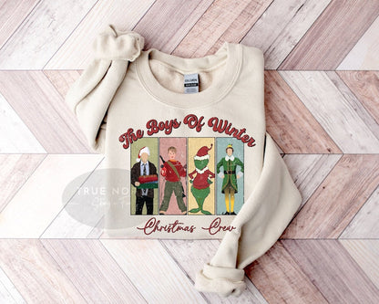 Boys of Winter Christmas Sweatshirt or T-Shirt - Cozy Holiday Apparel