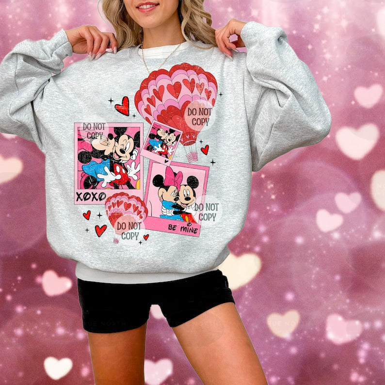 Sweatshirt or T-Shirt  Valentines Mouse & Girlfriend