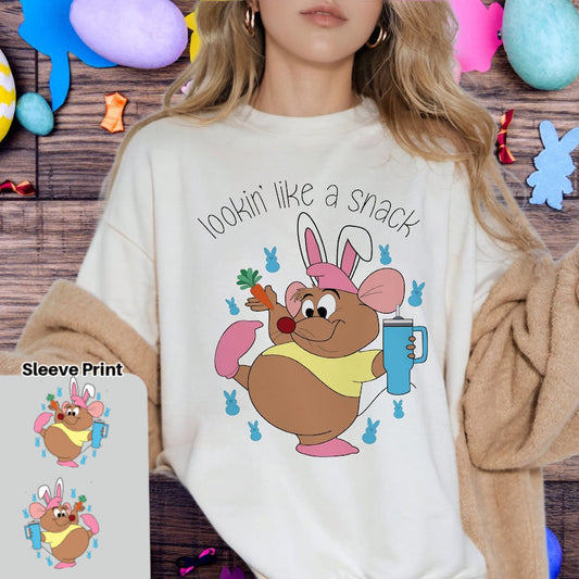 Easter Gus Gus Sweatshirt or T-Shirt with Fun Sleeve Design .