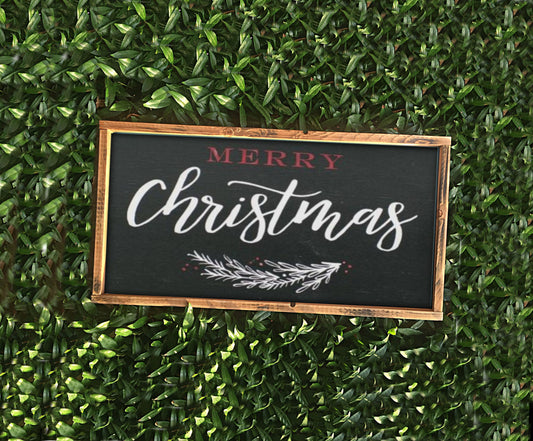 Merry Christmas Sign | Merry Christmas Sign Wood | Merry Christmas Sign Rustic | Farmhouse Christmas Decor | Unique Christmas Gift