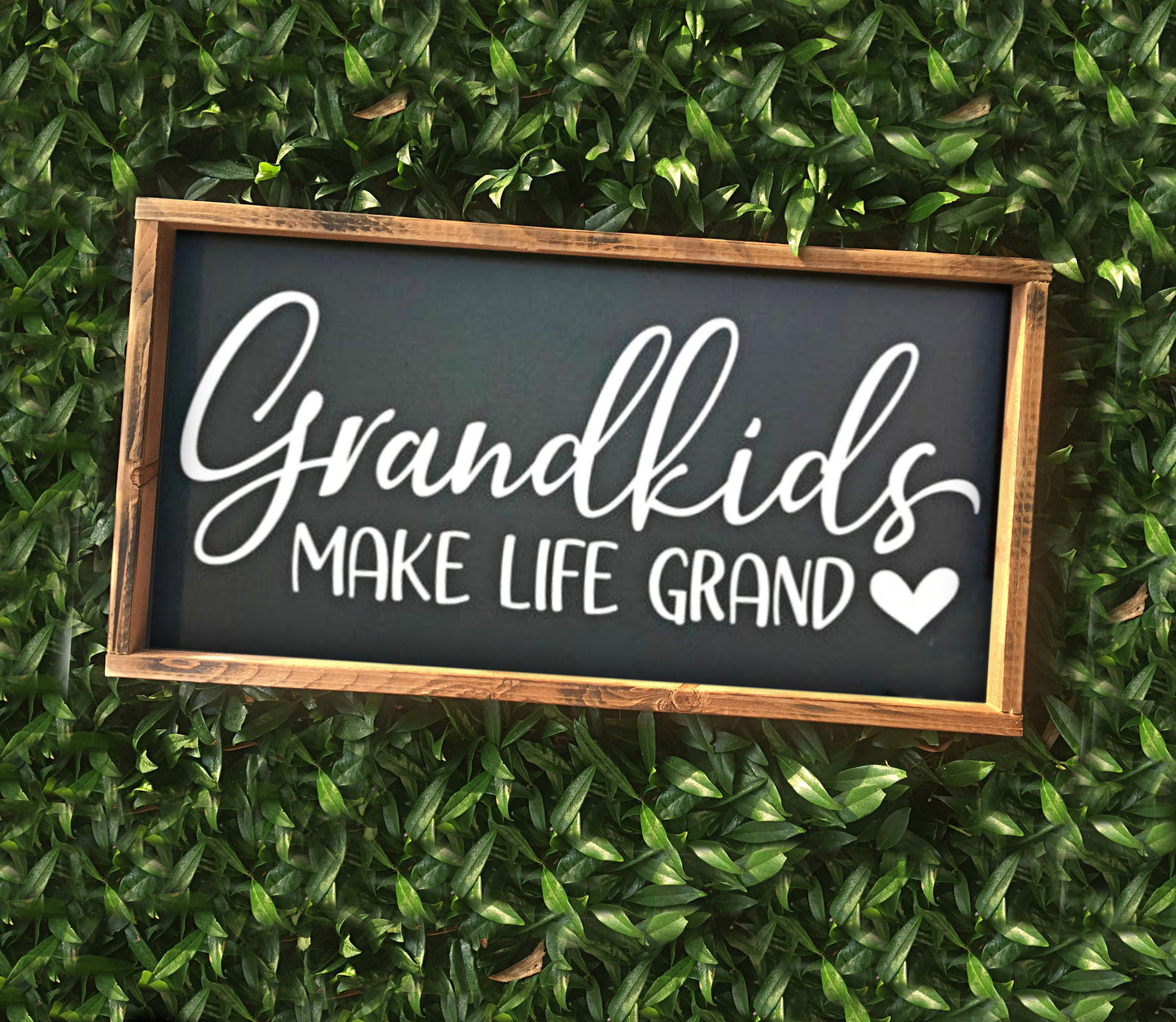Grandkids make life grand sign - gift for her - wood signs - grandparents sign - Mother's Day gift - Father's Day gift -