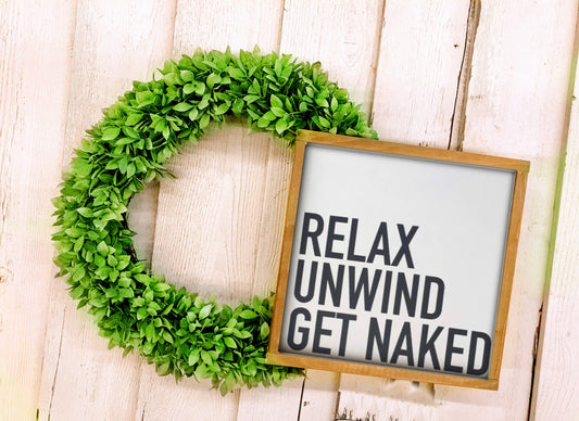 Bathroom Wall Decor Relax Unwind Get Naked Farmhouse Bathroom Signs / Farmhouse Wall Decor / Bathroom Wood Signs / Modern Farmhouse Home