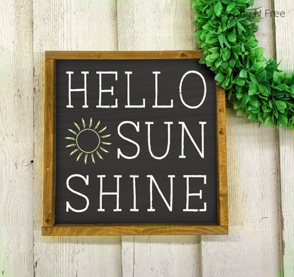 Hello sunshine  Nursery wall - You are my sunshine wall hangings quotes | Wall Decor | washroom decor | washroom decor | half bath decor