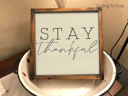 Thankful | Wood sign | Fall wood signs | Fall decor | Home decor | Pinterest | Fall signs | Thanksgiving | Farmhouse