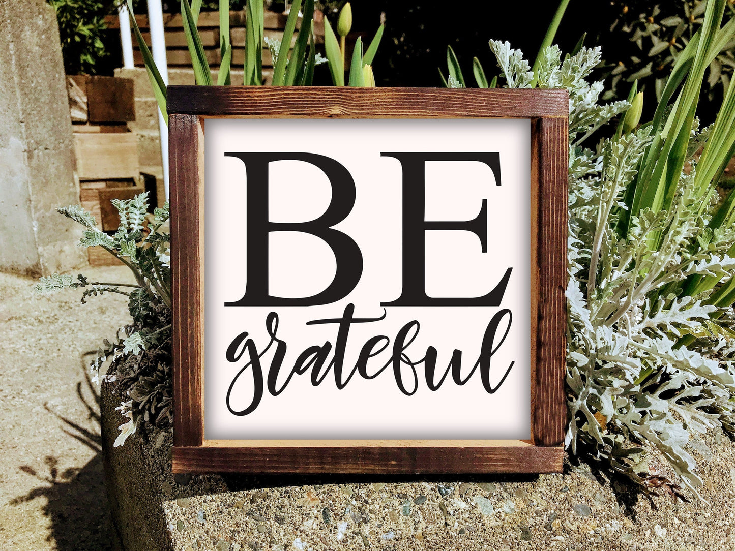 Start Each Day with a Greatful Heart,Grateful Sign,Inspirational Wood Signs,Framed Wood Signs,Wood Sign,Framed Signs,Bible Verse Sign