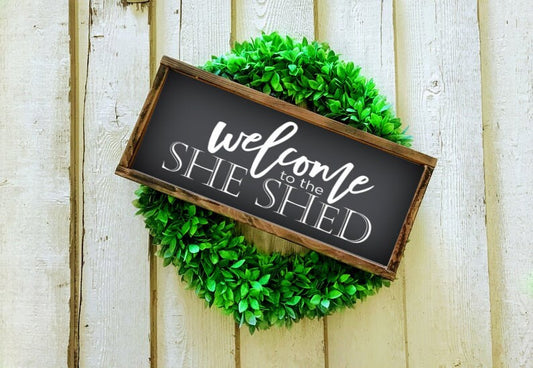 SHE SHED SIGN, She Shed, Vintage style She Shed Sign, Personalized Signs, She Shed Signs, Custom She Shed sign, She Shed Decor