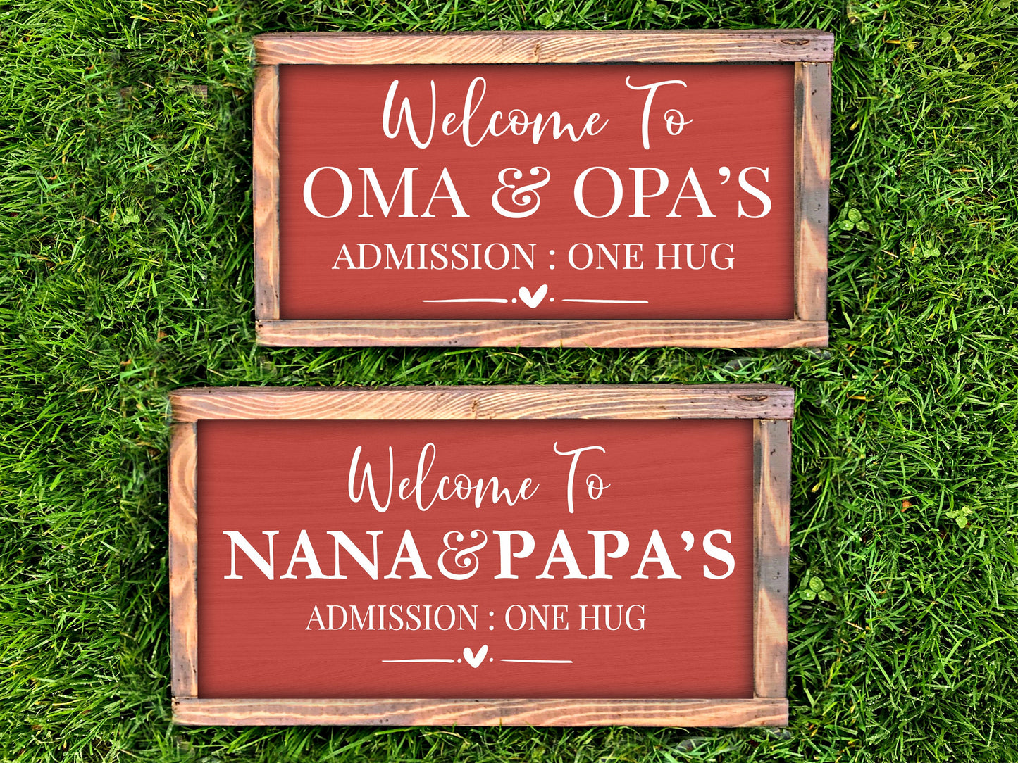 Welcome to Oma and Opa's | gift for Grandparents | farmhouse sign | rustic sign | Grandma and Grandpa's house | Nana and Papa