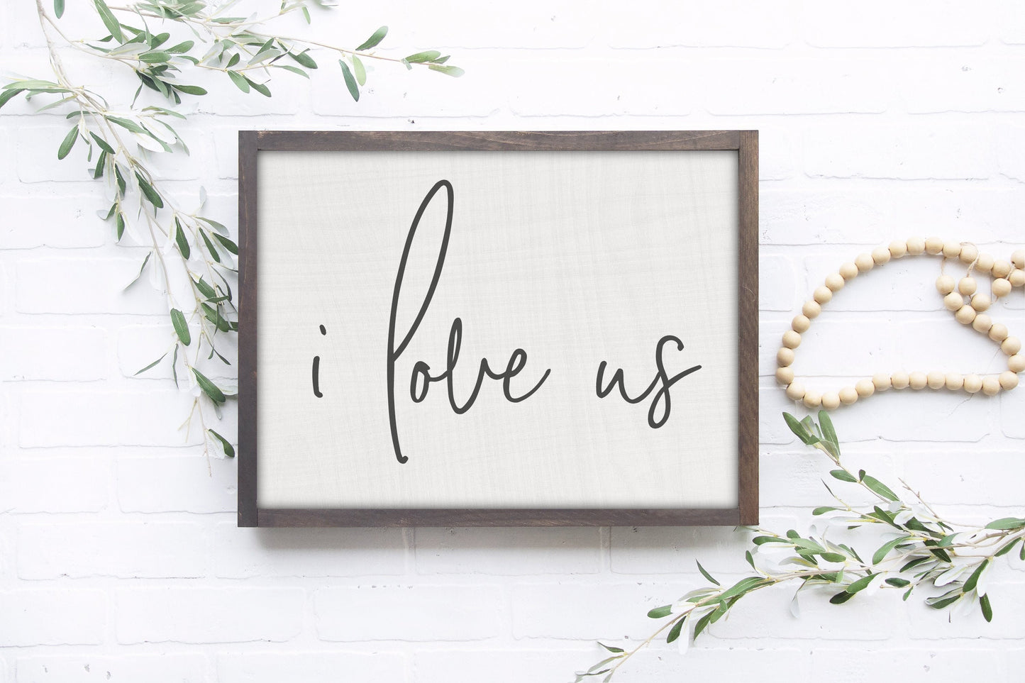 I Love Us sign |   handmade sign |  Wedding Gift  |  wedding gift |  rustic wooden sign |  farmhouse decor