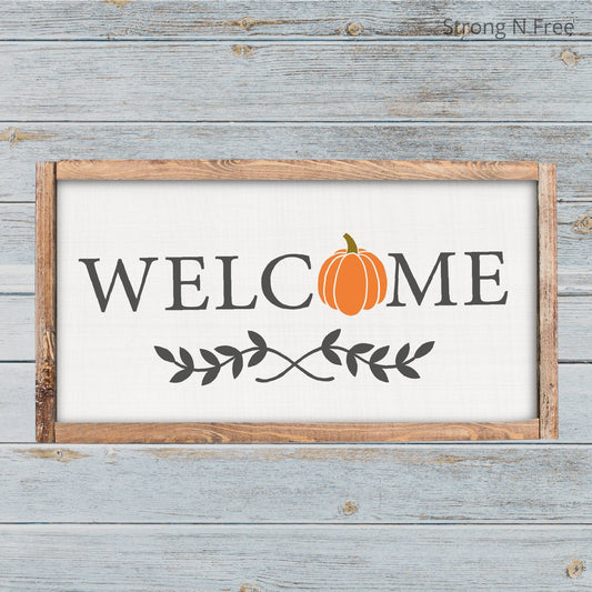 Thanksgiving Decor • Hello Fall Sign • Fall Decor • Thanksgiving Wall Art • Autumn Sign • Home Decor • Farmhouse Sign • Fall Wood Sign