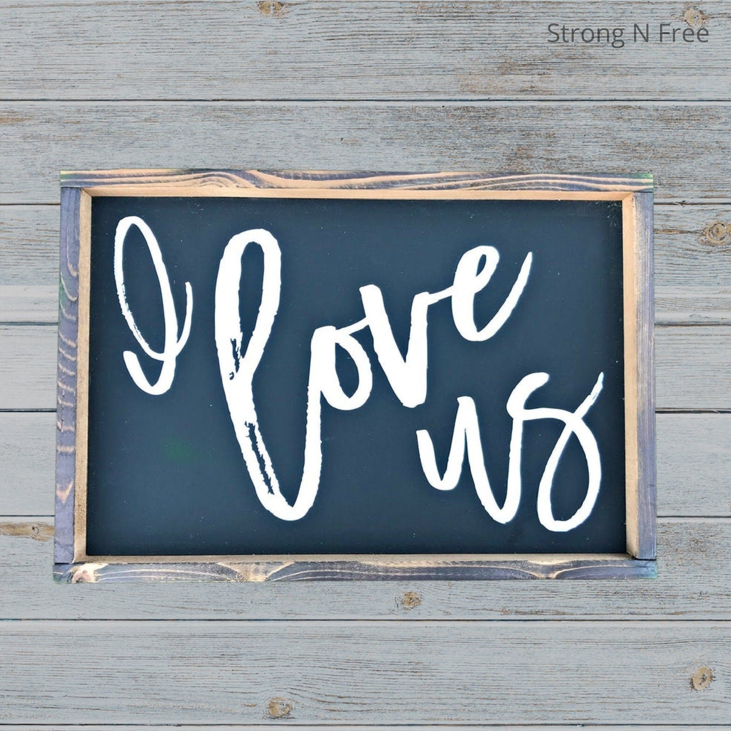 I Love Us sign | handmade sign | Wedding Gift | wedding gift | rustic wooden sign | farmhouse decor