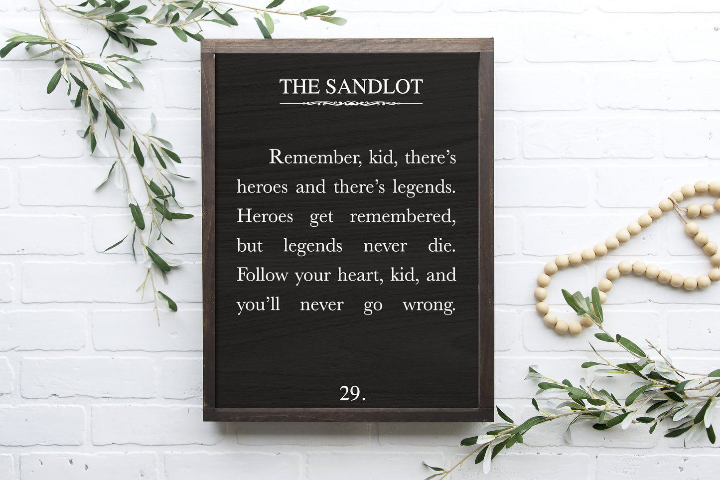 The Sandlot Wood Sign, Boys Bedroom Decor, Boys Room Wall Decor, Girls Bedroom Decor, Baseball Wall Decor, Farmhouse Wall Decor