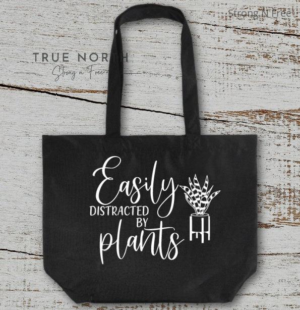 Garden Club, Plant Lover, Shopping Bag, Botanical Bag, Gift For Gardeners, Botanical Tote, Farmhouse Sign, Crazy Plant Lady, Gardening Tote