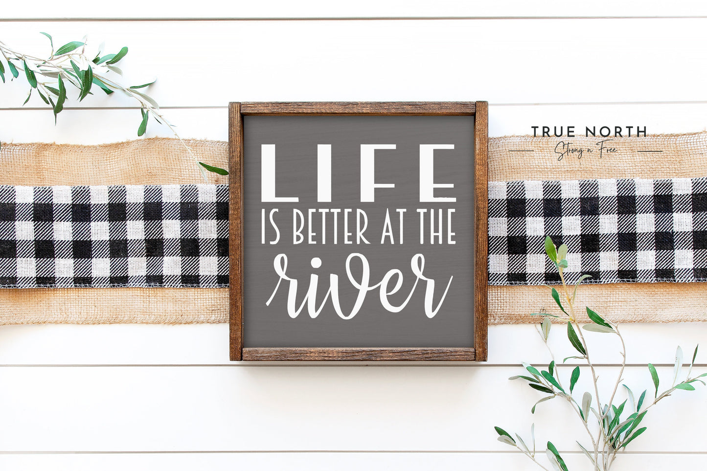 Life Is Better on the River - River Life - River Sign - Wooden Sign - Indoor - Outdoor - Wooden Sign