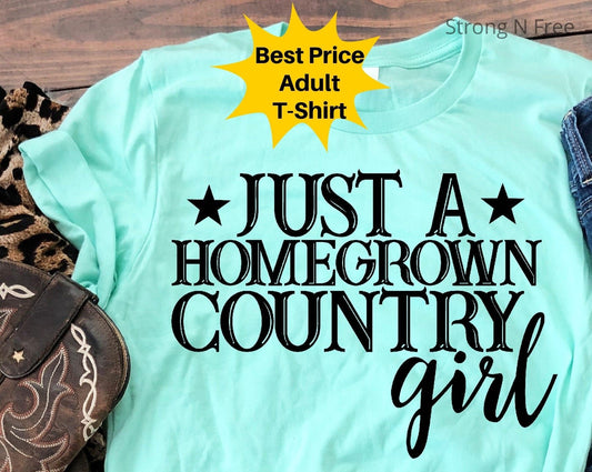 Just a Small Town Girl Shirt, Country Girl Shirt, Cowgirl Shirt, Southern Girl Shirt, Western Shirt .