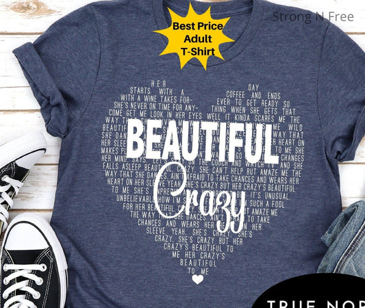 DTF Transfer Beautiful Crazy, Beautiful Crazy Lyrics