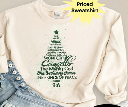 Jesus is the Reason for the Season Christmas Sweatshirt, Jesus Christmas Shirt Sweatshirt, Christian Christmas, Merry Christ Mas, Women's .