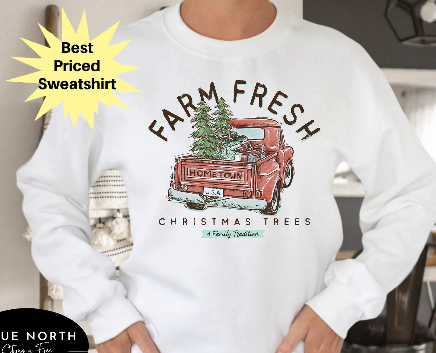 DTF Transfer Farm Fresh Christmas Trees