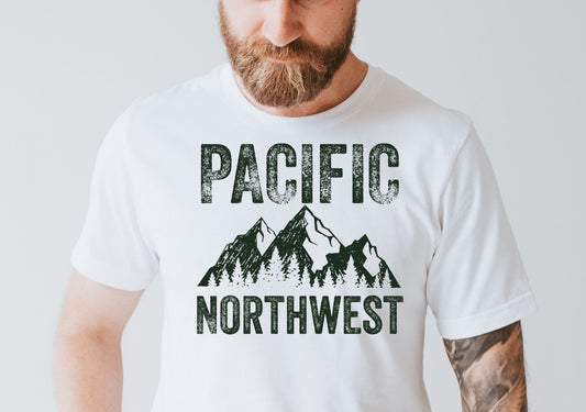 Pacific Northwest Shirt, PNW Gift, Mountain Shirt, Outdoor Hiking Shirt, Mountain Climbing Shirt, Hiker Gifts, Nature Lover Gift .