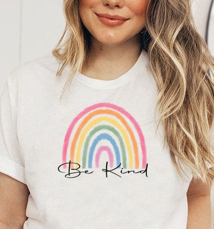 DTF Transfer Bee Kind , Be Kind , Kindness T For Women, Bee Teacher Mom T , Inspirational Graphic Tees, Motivational Gift For Her