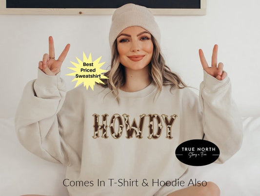 Howdy Sweatshirt, Yeehaw Hoodie, Nashville Girls Trip Gift, Rodeo Fashion, Cowgirl Style Tee, West Coast Gifts, Texas Trip Shirt .