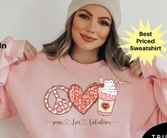 Valentines Day Self Love Sweatshirt - Womens Gift for the Holiday .