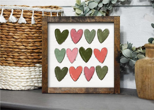 DTF Transfer Wood or T-Shirts 13" Mini Valentines Day  I Love You Most Small