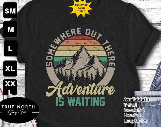 Adventure Awaits with this Camp Lover Shirt  Perfect for Camping and Hiking Enthusiasts Great Gift for Her .