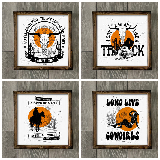 DTF Transfers Modern Farmhouse Wall Decor